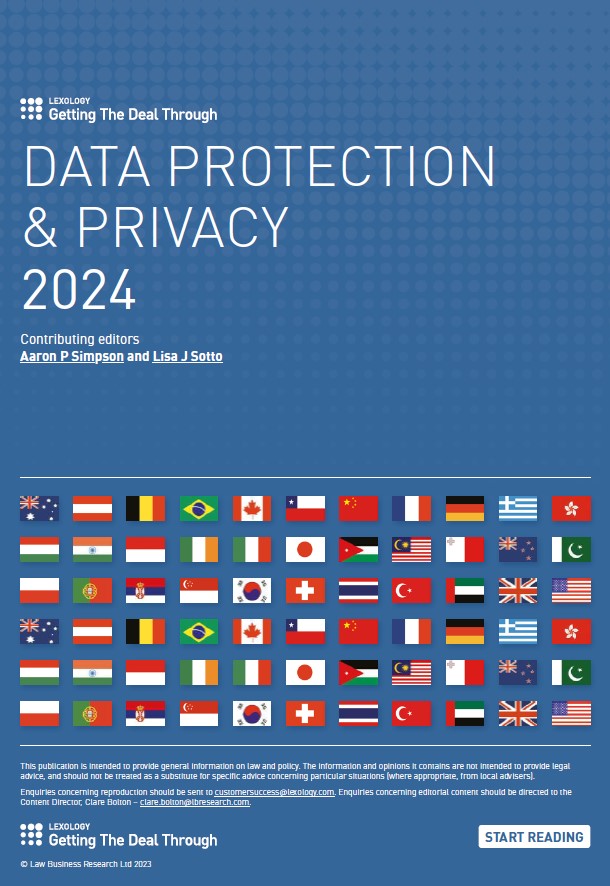 New Publication Lexology Getting The Deal Through Data Protection   GTDT Data Protection And Privacy 2024 Cover 